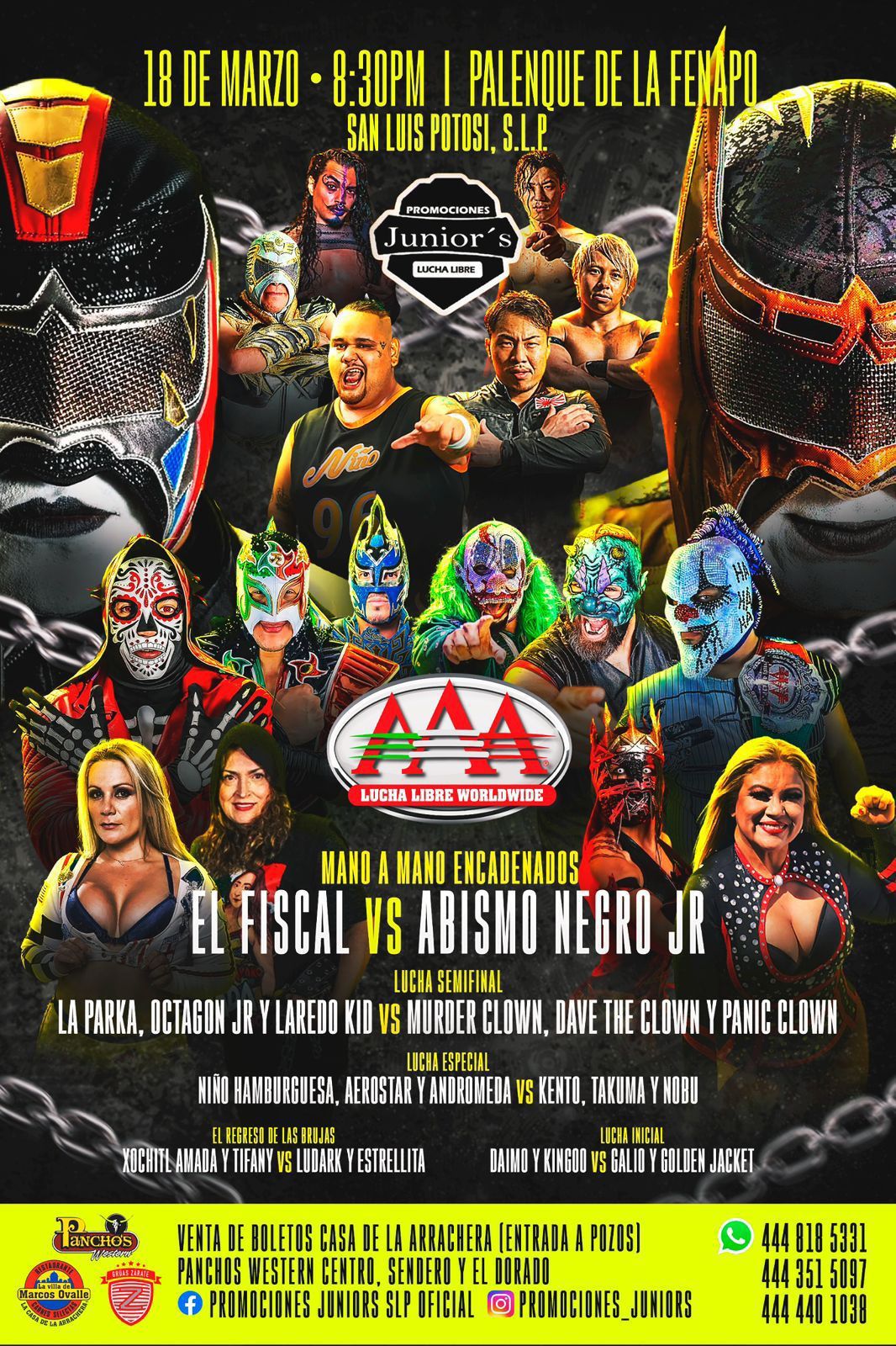 lucha libre palenque fenapo slp
