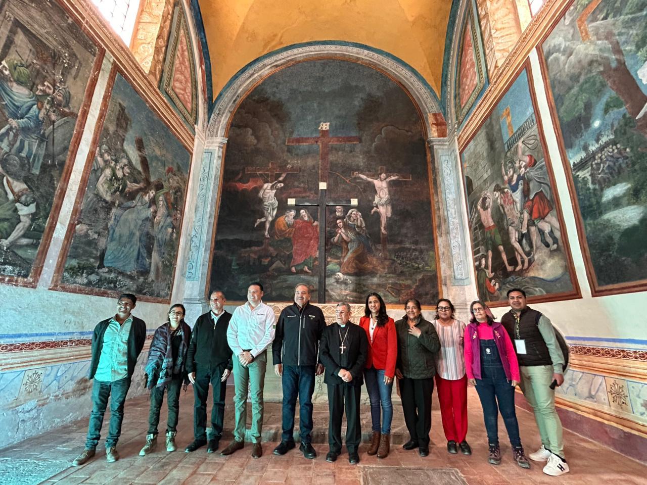 estado restaura santuario guadalupe real catorce