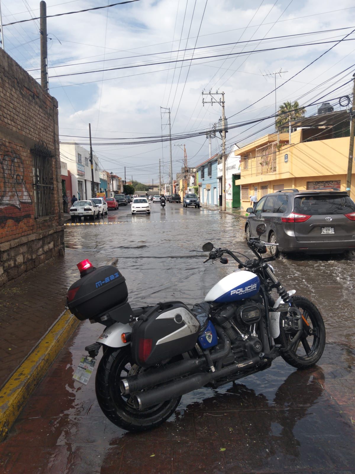 policia slp capital operativo lluvias